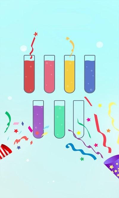 试管水排序解谜官方版下载,试管水排序解谜,解谜游戏,益智游戏